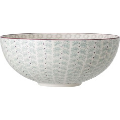 Bloomingville Maya Serving Bowl Zaļa, pelēka keramika