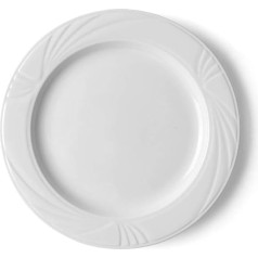 Holst Porzellan LUB 027 Plakana plate 27 cm Reljefs Lubin 6 vienības Porcelāns