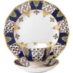 Royal Albert 1900 Teetasse und Untertasse und Teller, 3-teiliges Set