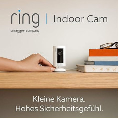 Ring Indoor Cam, Zertifiziert und generalüberholt | Funktioniert mit Alexa | Weiß