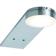 Paulmann 93567 LED lampas ar 3x3,2 Watt Schrankleuchte Eisen gebürstet Schranklicht Metall, Acryl Küchenlampe 2700 K