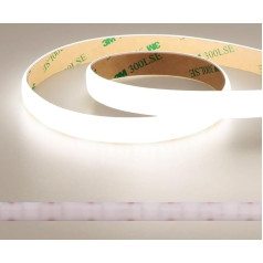 JOYLIT 24V Doppelreihe COB LED Strip Diffusion 5M Wasserfest Neutralweiß 4000K 560LEDs/M ohne Punkte 10250LM Superhell, CE UL PRO CRI 92+ 12MM 24W/M Dimmbar LED Streifen für Commercial, Home, Decke