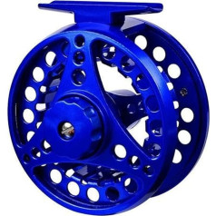 Fliegenfischerrad, Angelrolle Fly 3/4 5/6 7/8 AluminiumlegierungManualLightweight 2+1BB Bearing Fly Fishing Reel HandSpinning WheelFly Angelrolle Angelzubehör (Color : Blue 5 6)