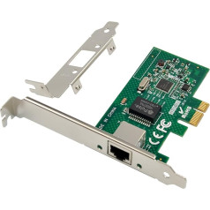 PCIe gigabitu tīkla karte 1000M PCI Express Ethernet adapteris ar Intel I210AT LAN NIC karti, kas atbalsta PXE operētājsistēmām Windows/Windows Server/Linux (zibens aizsardzības konstrukcija)