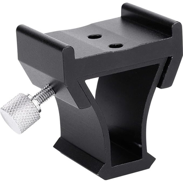Dpofirs Telescopic Finder Holder, Telescopic Mount Holder Dovetail Base Accessories for Telescopic Finder Scope, Made of Aluminium Alloy, CNC Machining Surface,