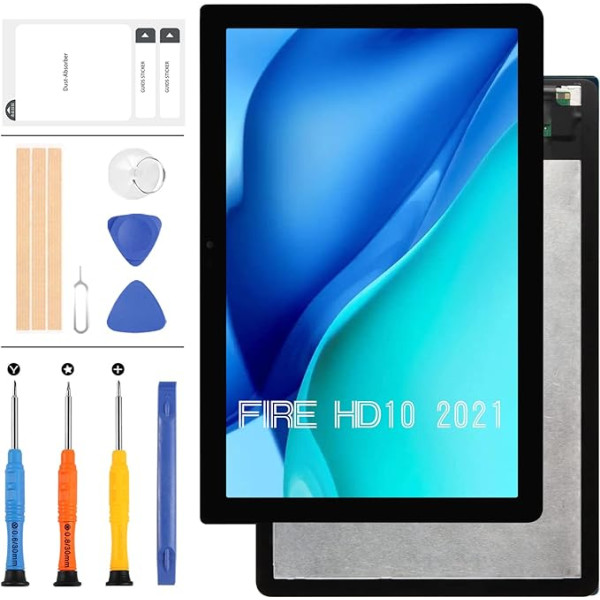 10.1 collu ekrāna aizstājējs Amazon Fire HD 10 HD10 2021 11th Gen T76N2B LCD Touch Panel priekš Amazon Fire HD10 Plus 2021 (11th Generation) T76N2P Displeja stikla pilns digitalizators Montact Age komplekts