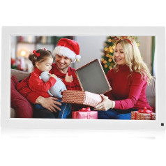 Yontwe Digital Photo Frame 15,6 collu WiFi Digital Picture Frame 1920 x 1080 augstas izšķirtspējas foto/mūzikas/video atskaņotājs Intelligent Digital Picture Frame Instantly Share Photos/Videos