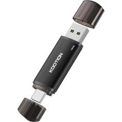 KOOTION USB Stick 128 GB, USB C Stick OTG 2.0 Memory Stick 2-in-1 USB 128G Flash Drive Type C Flash Drive 128 GB for PC/Laptop/Notebook, Type-C Mobile Phone