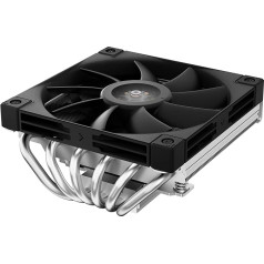 Низкопрофильный процессорный кулер DeepCool AN600 Высокопроизводительный процессорный кулер с 6 медными тепловыми трубками 180 Вт TDP высотой 67 мм 