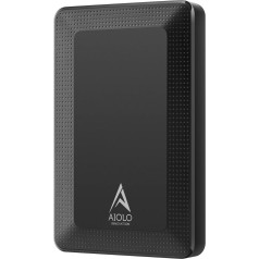 Aiolo Innovation Ultra Thin External Hard Drive 500GB HDD USB 3.0 for PC, Mac, Laptop, PS4, Xbox One, Xbox 360 Super Fast Transfer