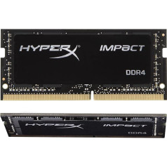 Kingston Fury Impact 32GB (2x16GB) 2666MHz DDR4 CL15 atmiņas komplekts portatīvajiem datoriem ar 2 KF426S15IB1K2/32