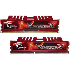 G.Skill Ripjaws-X Atmiņa 16GB (1600MHz, 240-pin, 2x 8GB, CL10) DIMM DDR3 atmiņas komplekts