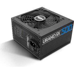 NOX Urano SX 500 - NXURSX500 - 500-W-Netzteil, Green Power-Effizienz, 120 mm-Lüfter mit Kugellagersystem, Intel-kompatibel, PFC, schwarze Farbe