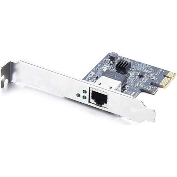 ipolex 2.5GBase-T PCI Express tīkla adapteris ar Realtek RTL8125 kontrolieri, viens RJ-45 ports, PCIe 2.1 x1, atbalsta Windows Server/Ubuntu/Centos/Debian