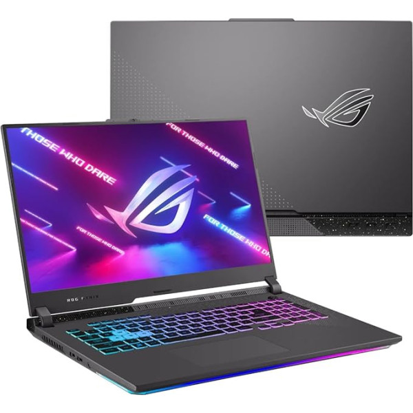 Ноутбук ASUS ROG Strix G17 | 17,3-дюймовый WQHD IPS-дисплей с антибликовым покрытием | AMD R9 7945HX | 32 ГБ ОЗУ | 1 ТБ SSD | NVIDIA RTX 4060 | Windows 11 | Клавиатура QWERTZ | Eclipse Grey