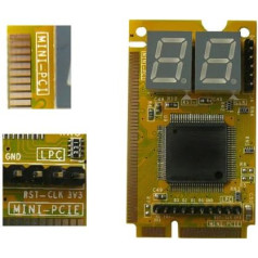 KALEA-INFORMATIQUE ©-mātesplates testeris klēpjdatoram 3 interfeisi: Mini PCI/Mini PCI-E/LPC