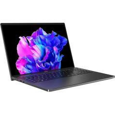 Acer Swift Go 16 SFG16-71-55H7 klēpjdators, īpaši plāns, 16 collu (16 collu), Full HD IPS, klēpjdators (Intel Core i5-1335U, 16 GB RAM, 512 GB SSD, Intel Iris Xe Graphics, Windows 11) AZERTY tastatūra, klēpjdators, pelēks