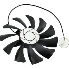 NUHFUFA HA9010H12F-Z Grafiskās kartes ventilators 2-pin 85 mm priekš MSI RX560 GTX1050/1050ti Aero ITX