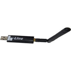 hLine ANT USB adapteris - paplašināts ANT+ adapteris ar USB2 ANT2 zibatmiņu, kas piemērots arī Garmin | 3 reizes lielāks diapazons nekā parastajam ANT adapterim | Zwift nav nepieciešams pagarināšanas kabelis