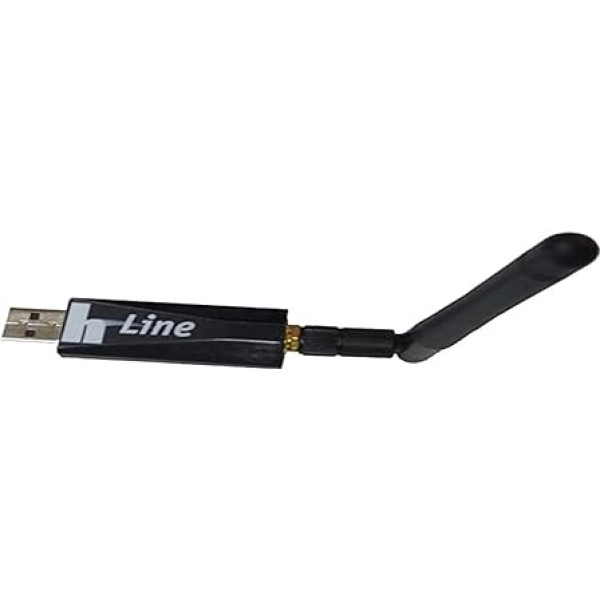 hLine ANT USB Adapter - расширенный ANT+ Stick с USB2 ANT2 Stick также подходит для Garmin | В 3 раза больший диапазон, чем обычный ANT адаптер | Нет необходимости в удл