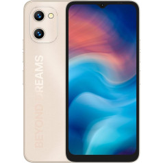 UMIDIGI G1 viedtālrunis bez līguma, Android12 lēts mobilais tālrunis, 6,52 collu HD+ Full Screen 32 GB (paplašināšana 256 GB), 5150 mAh akumulators, Dual SIM 4G LTE mobilais tālrunis, 13 MP + 5 MP mobilais tālrunis priekš