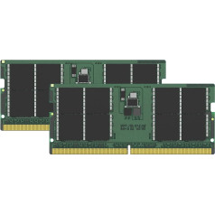 Kingston firmas 64GB (2x32GB) atmiņas komplekts ar 2 DDR5 4800MT/s SODIMM moduļiem KCP548SD8K2-64 atmiņas komplekts portatīvajiem datoriem