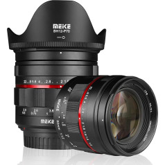 Meike MK-50mm F1.2 Liela atvēruma pilna kadra fiksētais objektīvs ar manuālu fokusēšanu, kas saderīgs ar Canon EOS EF montāžas DSLR kamerām