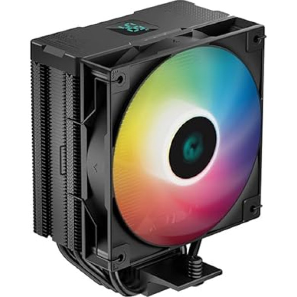 Deepcool AG400 Digital ARGB BK Single Power CPU Cooler with Temperature Display