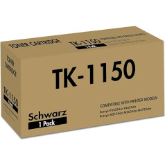 TK-1150 saderīgs toneris priekš Kyocera TK1150 TK-1150 TK 1150 Ecosys M2135dn M2635dn M2735dw P2235dn P2235dw M2135 M2635 M2735 P2235 The Series Printer Printer (melns, 1 iepakojums )