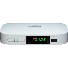 Digiquest Terrestrial Digital XJ DVB-T2 with Dual Remote - White