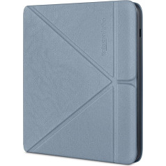 Kobo Libra 2 SleepCover - Blue Grey | Sleep Mode/Wake Mode Technology | Integrated Stand for Two Positions | Faux Leather | Compatible with the 7-inch Kobo Libra2 eReader