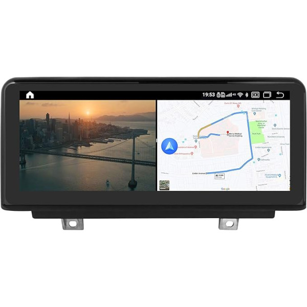 Koason F20 F21 2011-2016 10,25 collu ekrāna monitors Android ekrāna displejs GPS navigācijas audio video bezvadu Carplay multimediju stereo atskaņotājs BMW 1/2 sērijas NBT