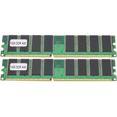 T opiky 2 x 1GB 400MHz PC-3200 184 pin RAM galddatora atmiņas modulis, pilnībā saderīgs ar AMD/Intel