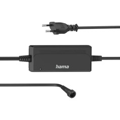 Hama Universālais barošanas avots, regulējams 15 V (regulējams lādētājs, maiņstrāvas adapteris 3000 mA, 36 W, maks. 15 V, ietver 7 USB un līdzstrāvas kontaktus, pārslēdzams barošanas avots skaļruņiem, planšetdatoriem un citām mājsaimnie