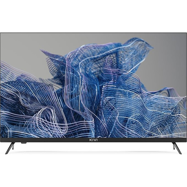 KIVI 32H750NB 32'' bezrāmju HD Android Smart TV; balss palīgs; MVA panelis; saderīgs ar HBO, Disney+, Netflix