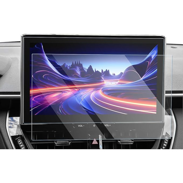 CDEFG Kompatibel mit Toyota Corolla 2022-2024 10,5 Zoll Navigation AR Schutzfolie Blendreduktion GPS Anti-Reflex Displayschutzfolie Auto Navi Folie Cross Touring Sports GR Hybrid Zubehör 2 Stück