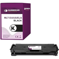 Hainsberger Tonera kasetne melnā krāsā 1500 lappuses pie 5% pārklājuma saderīga ar Samsung MLT-D101S/ELS priekš Samsung ML2160 ML2165 ML2165 W ML2168 SCX3405 W SCX3405FW SCX3405 °F SCX3405 SCX3400 °F SCX300 SF760P