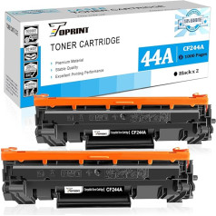 TOPRINT 44A CF244A Saderīgās tonera kasetnes Drukas kasetnes 2 Black 1000 Pages priekš HP Laserjet Pro M15 M15a M15w M16 M16a M16w, Laserjet Pro MFP M28 M28a M28w MFP M29 M29a M29w Printeris