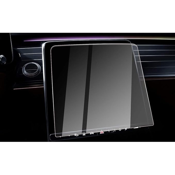 CDEFG Mercedes S Class W223 2021 Update Car Navigation Protective Film Glass 9H Scratch-Resistant 12.8 Inch GPS Transparent Screen Protector Navigation Film Accessories (Navigācija)