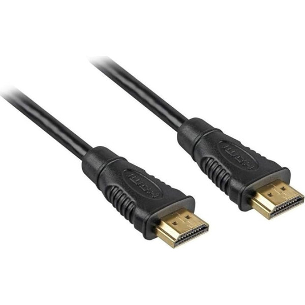 PremiumCord ātrgaitas HDMI kabelis ar Ethernet, 5 m, ar zeltītu pārklājumu