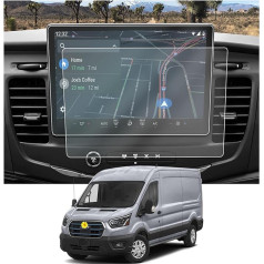 CDEFG Kompatibel mit Ford Transit Custom E-Transit EV 2023 2024, Navigation Schutzfolie 4H Kratzfest 12 Zoll SYNC 4 GPS Displayschutzfolie Navi Folie Transit Custom E-Transit EV Zubehör [2 Stück]