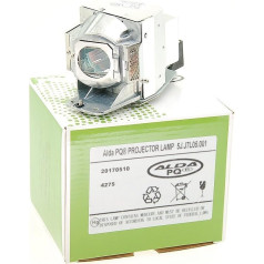 Alda PQ Premium projektora lampa, saderīga ar BENQ HT1075, HT1085ST, W1070, W1080ST, 5J.J7L05.001 projektoriem, lampa ar korpusu