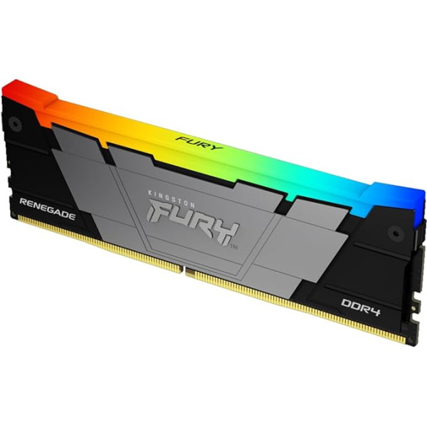 Kingston Fury Renegade RGB 8GB 3600MT/s DDR4 CL16 DIMM spēļu datoriem paredzēta atmiņa - KF436C16RB2A/8