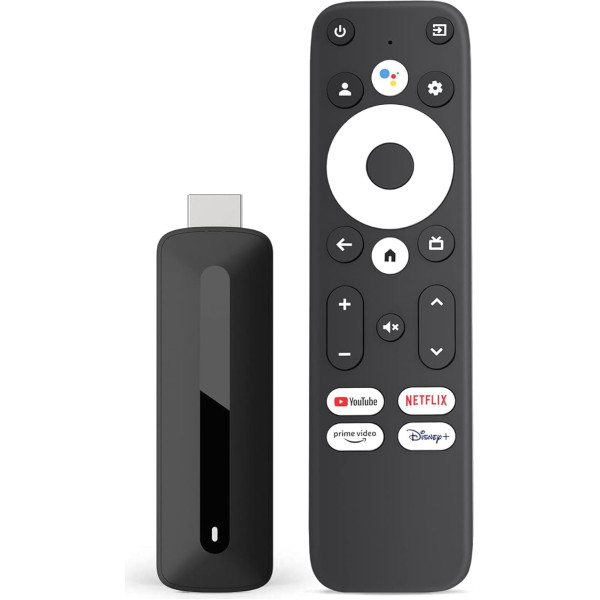 TV-Stick Android 11 Stick TV MECOOL Google TV OS mit Netflix Zertifiziert 2GB RAM 8GB ROM BT 5.0 Dual WiFi 2.4G/5G 4K HDR AV1 4K Zertifiziert Google/Disney+/Prime Video/YouTube