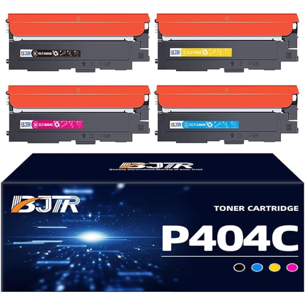 CLT-P404C/ELS Savietojams ar Samsung CLT-P404C Multipack Toneris/CLT 404S K404S C404S Y404S M404S Melns zils dzeltens dzeltens purpursarkans / Toneris priekš Samsung Xpress SL-C480 C480W C480FW C480FN C430W C480FW C430W C480W X Series