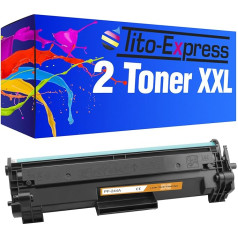 Tito-Express 2 x Toneris XXL Saderīgs ar HP CF244A 44A Black Laserjet Pro M15a M15w M16 M17a M17w MFP M28a M28w M29 M30w M 15 A M 15 W M 16 M 17 A M 17 W MFP M 28 A M 28 W M 29 M 30 w