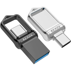 KEXIN 128GB USB C Stick 2 Pack USB C Memory Stick OTG