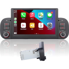 Ar bezvadu Carplay/Android saderīgs auto radio Fiat Panda 2013-2020 ar augstas izejas jaudas IPS skārienekrānu/Bluetooth/Mirror Link/FM/AM/USB