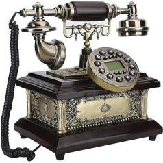 VBESTLIFE Resin Antique Vintage Classic Retro telefons Retro vadu telefons mājas viesnīcu rakstāmgaldi guļamistaba dzīvojamā istaba ar