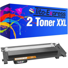 Tito-Express 2 Toneris XXL su lustu Suderinamas su HP W2070A 117A | Tinka HP Color Laser 150 150A 150NW MFP 170 178NW 178NW 178NWG 179FNG 179FNW | Juodas 1 000 puslapių našumas Kiekvienas